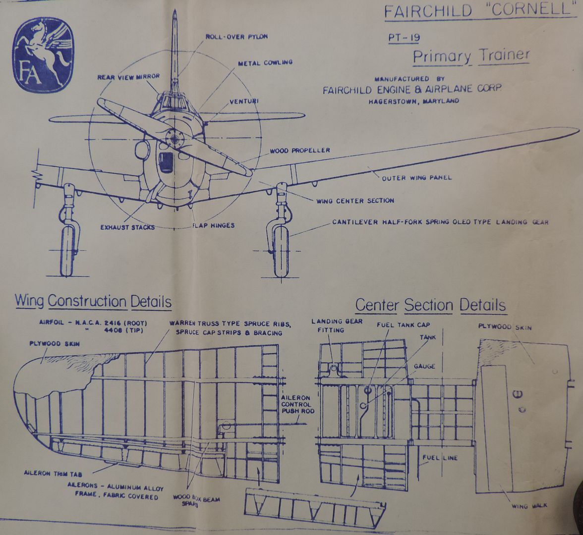 Fairchild Cornell Combat Models vacuform Works in Progress Large